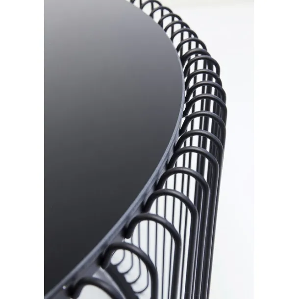 coffee_table_wire_uno_bla_7.webp New KARE Design Coffee Table Wire Uno Black Ø80cm