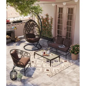 Clearance KARE Design Coffee TableTiki Black