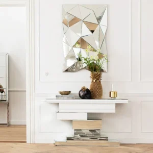 Clearance KARE Design Console Brick Mirror