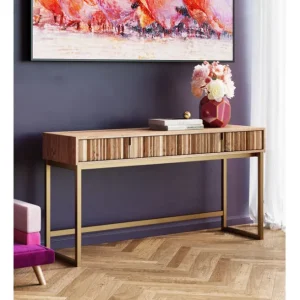Discount KARE Design Console Concertina Nature 136x40cm