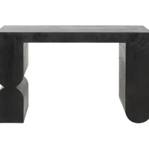 Outlet KARE Design Console Curve Black 120x76cm