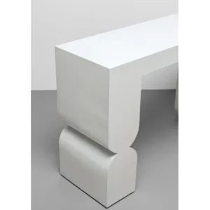 Discount KARE Design Console Curve White 120x76cm