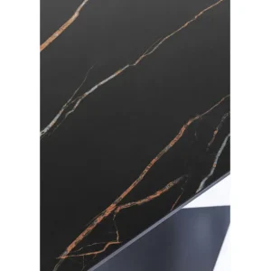 Clearance KARE Design Console Gloria Black Ceramik 140x81cm