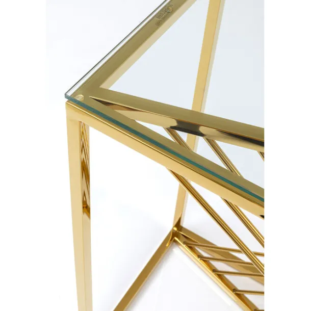 console_laser_gold_clear__7.webp Fashion KARE Design Console Laser Gold Clear Glass 120x40cm