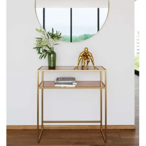 New KARE Design Console Loft Gold 85x80cm