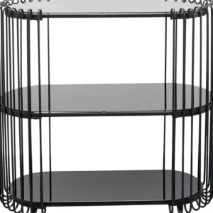 Outlet KARE Design Console Wire Black 81x78cm