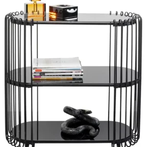 Outlet KARE Design Console Wire Black 81x78cm