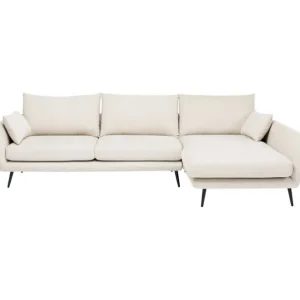 Best KARE Design Corner Sofa Amalfi Right Cream 275cm