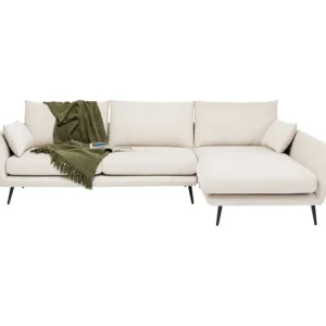 Best KARE Design Corner Sofa Amalfi Right Cream 275cm