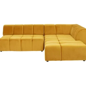 Fashion KARE Design Corner Sofa Belami Velvet Amber Right