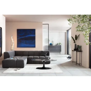 Best KARE Design Corner Sofa Belami Velvet Grey Left
