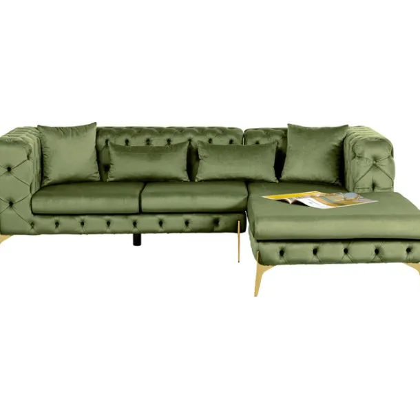 corner_sofa_bellissima_ve_2-1.webp Discount KARE Design Corner Sofa Bellissima Velvet Green Right