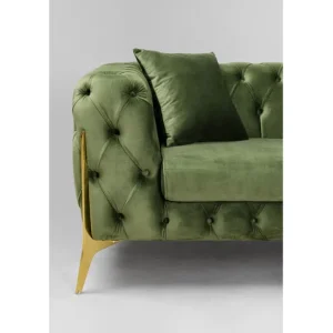 Discount KARE Design Corner Sofa Bellissima Velvet Green Right
