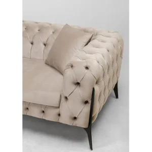 Online KARE Design Corner Sofa Bellissima Velvet Taupe Left