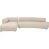 Clearance KARE Design Corner Sofa Bow Left Cream
