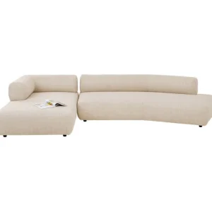 Clearance KARE Design Corner Sofa Bow Left Cream