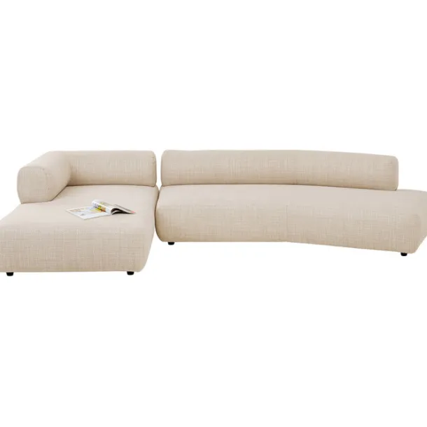 corner_sofa_bow_left_crea_2.webp Clearance KARE Design Corner Sofa Bow Left Cream