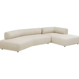 Clearance KARE Design Corner Sofa Bow Right Cream