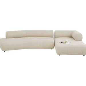 Clearance KARE Design Corner Sofa Bow Right Cream