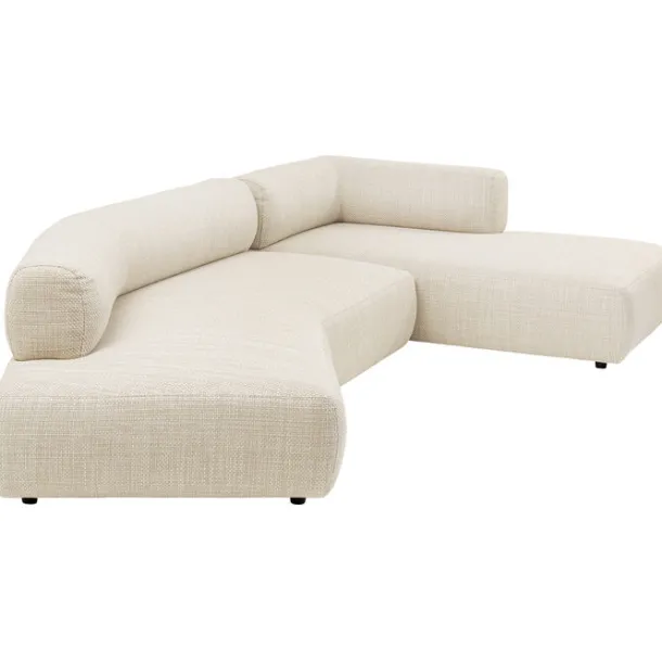 corner_sofa_bow_right_cre_3.webp Clearance KARE Design Corner Sofa Bow Right Cream