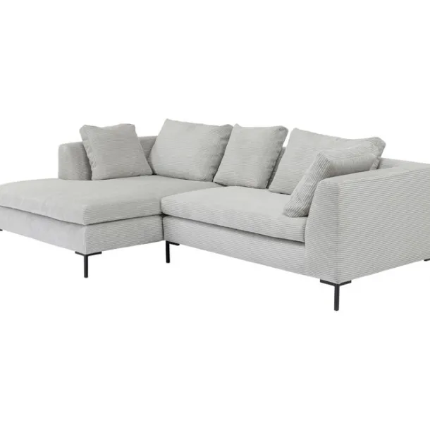 corner_sofa_gianni_cord_g_5.webp Sale KARE Design Corner Sofa Gianni Cord Grey Left