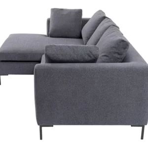 Clearance KARE Design Corner Sofa Gianni Grey Left