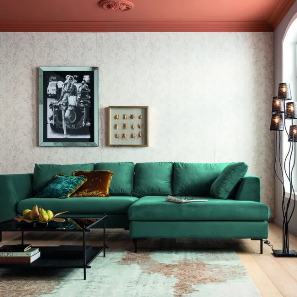 corner_sofa_gianni_velvet_3-1.webp Hot KARE Design Corner Sofa Gianni Velvet Dark Green Left Black