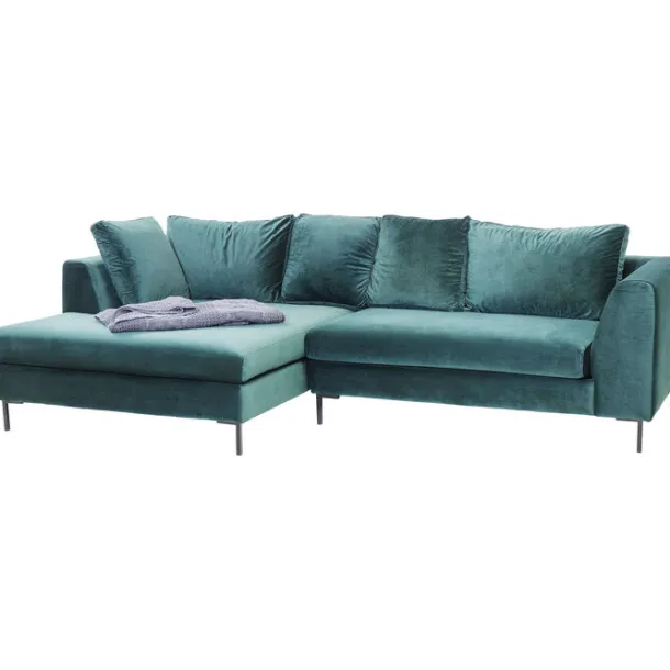corner_sofa_gianni_velvet_6-1.webp Hot KARE Design Corner Sofa Gianni Velvet Dark Green Left Black