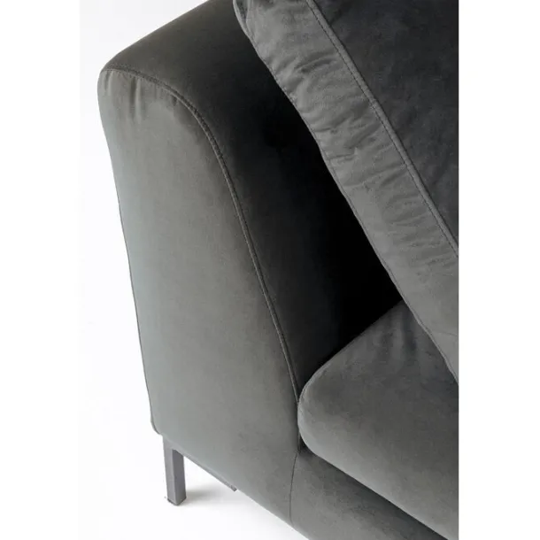 corner_sofa_gianni_velvet_7.webp Outlet KARE Design Corner Sofa Gianni Velvet Grey 270x167cm Right