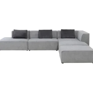New KARE Design Corner Sofa Infinity Atlanta Grey Right
