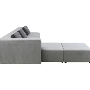 Sale KARE Design Corner Sofa Infinity Atlanta Grey Left