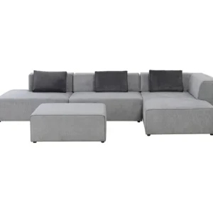 New KARE Design Corner Sofa Infinity Atlanta Grey Right