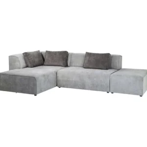 Online KARE Design Corner Sofa Infinity Ottomane Grey Left
