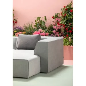 Outlet KARE Design Corner Sofa Infinity Ottomane Grey Right