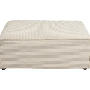 Best KARE Design Corner Sofa Infinity Ottomane Cord Cream Left