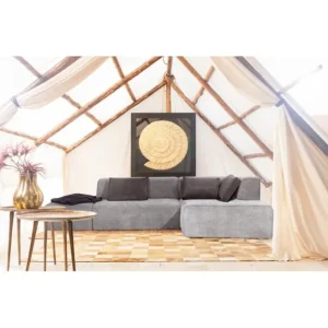 Outlet KARE Design Corner Sofa Infinity Ottomane Grey Right