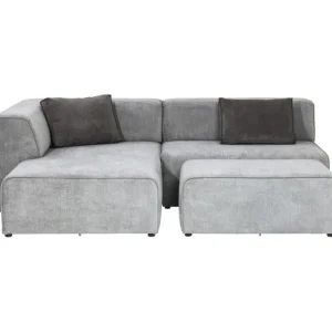 Online KARE Design Corner Sofa Infinity Ottomane Grey Left