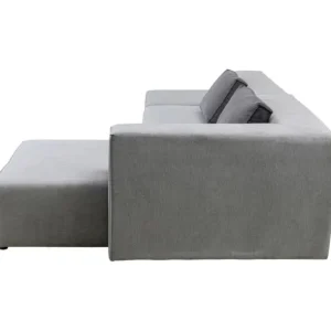 Outlet KARE Design Corner Sofa Infinity Ottomane Grey Right