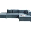 Online KARE Design Corner Sofa Infinity Velvet Ocean Right