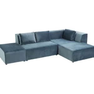 Online KARE Design Corner Sofa Infinity Velvet Ocean Right