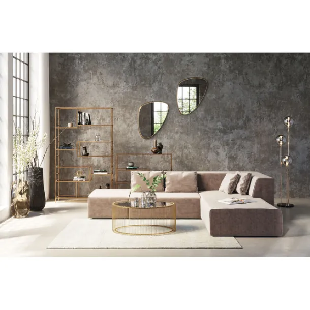 corner_sofa_infinity_velv_4.webp Fashion KARE Design Corner Sofa Infinity Velvet Taupe Right