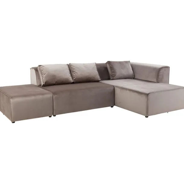 corner_sofa_infinity_velv_6.webp Fashion KARE Design Corner Sofa Infinity Velvet Taupe Right