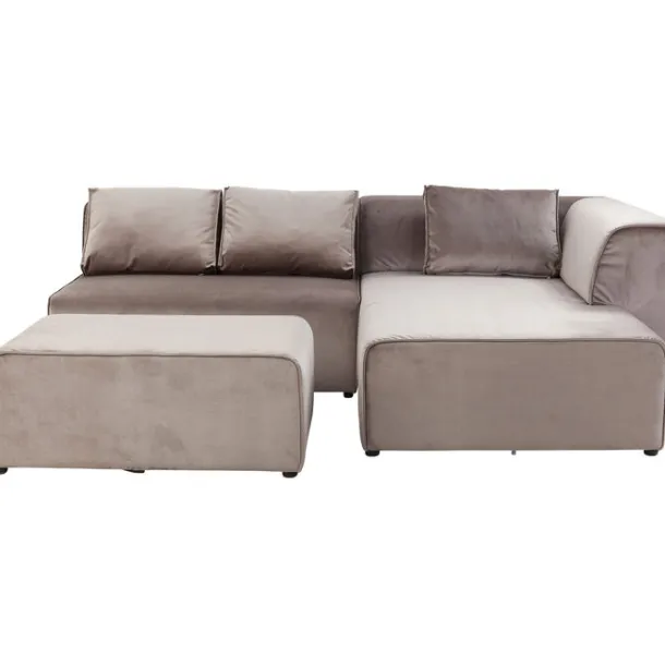corner_sofa_infinity_velv_7.webp Fashion KARE Design Corner Sofa Infinity Velvet Taupe Right