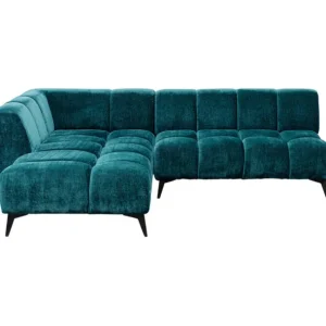 Hot KARE Design Corner Sofa Nia Glam Dark Green Left 250cm