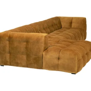 Discount KARE Design Corner Sofa Salamanca Gold Brown Left 320cm