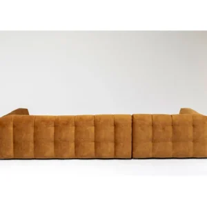 Discount KARE Design Corner Sofa Salamanca Gold Brown Left 320cm