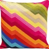 Hot KARE Design Cushion Artistic Zig Zag 50x50cm