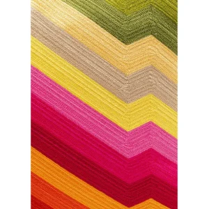 Hot KARE Design Cushion Artistic Zig Zag 50x50cm