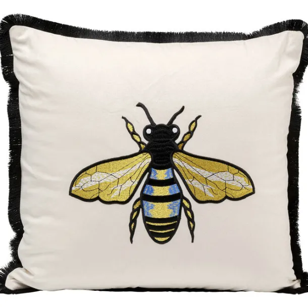 cushion_bee_white_xcm_0.webp Best KARE Design Cushion Bee White 45x45cm