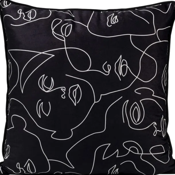 cushion_faces_xcm_0.webp Fashion KARE Design Cushion Faces 45x45cm